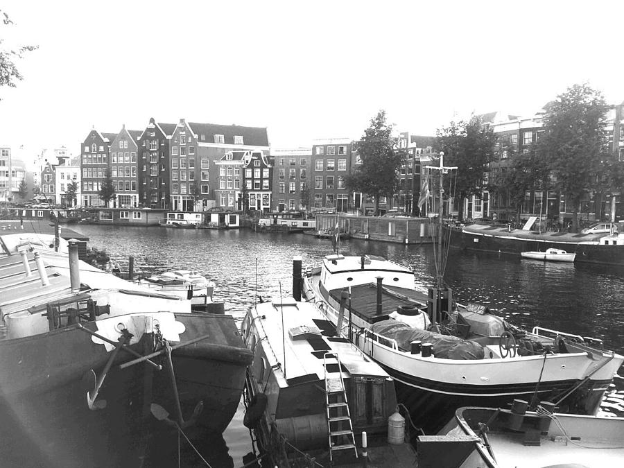Canal in Amsterdam #2 Photograph by Claudia Cefali