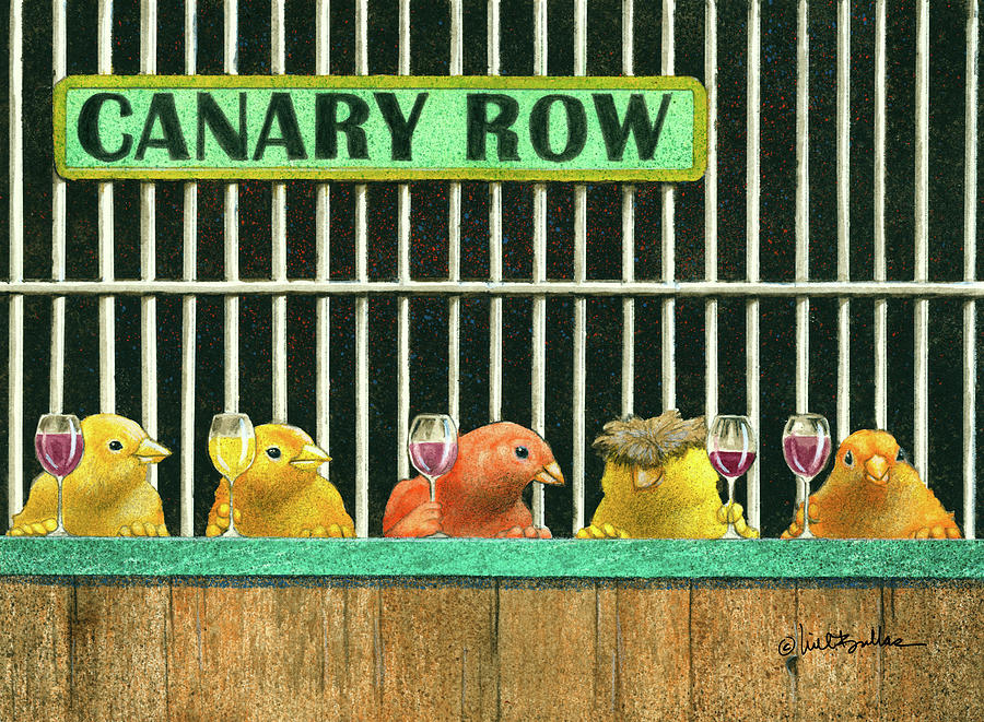 Canary Row... #2 Painting by Will Bullas