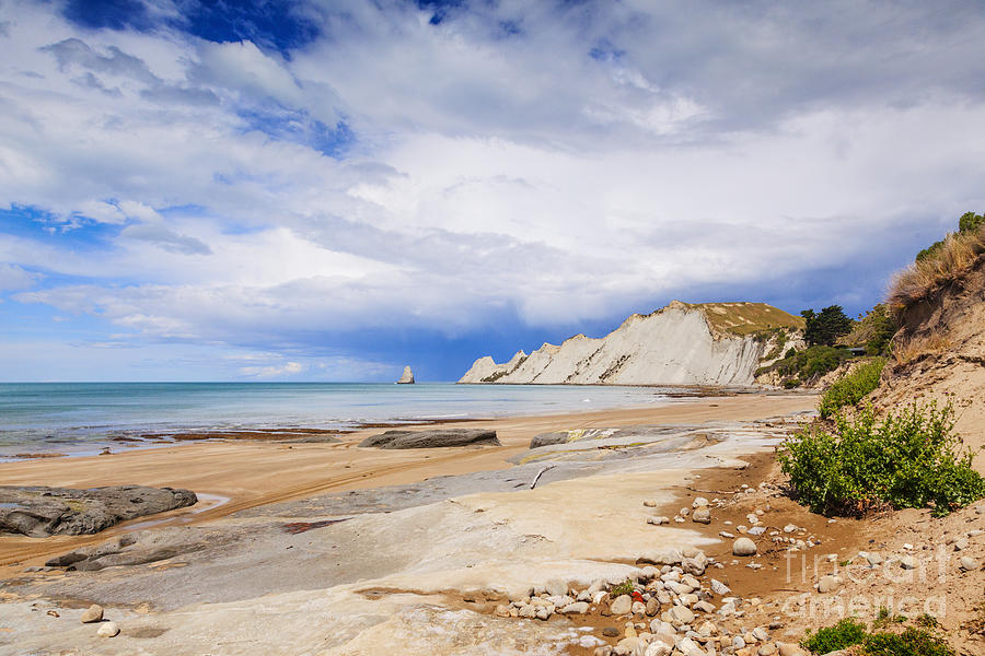 Beach Photograph - Cape Kidnappers Hawkes Bay New Zealand #2 by Colin and Linda McKie