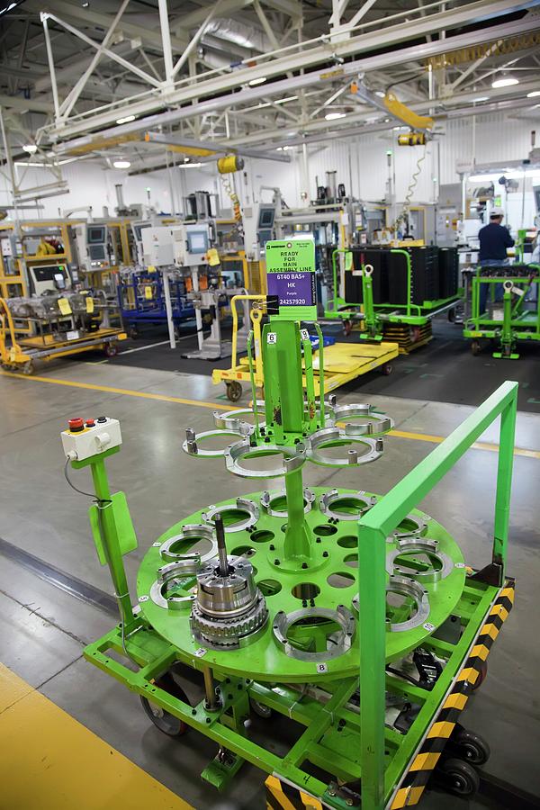 Equipment Photograph - Car Transmission Assembly Line by Jim West Equipment Photograph - Car Transmission Assembly Line by Jim West