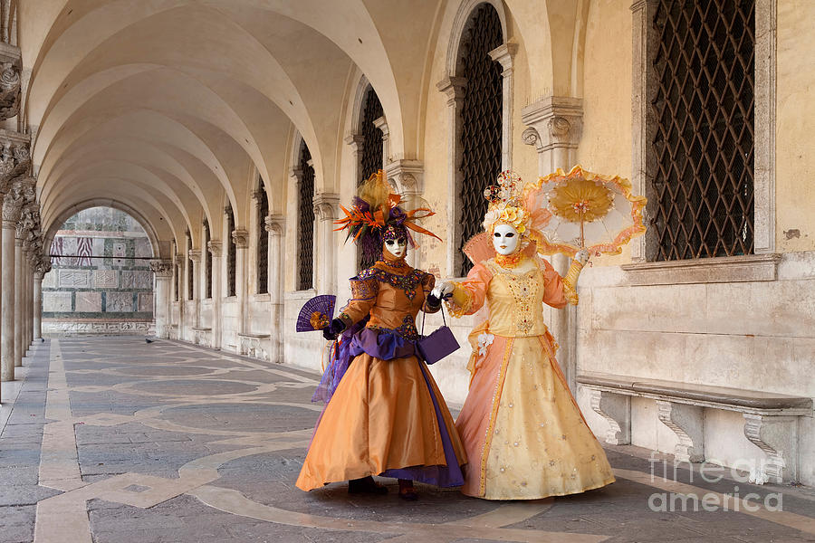 Carnival Of Venice #2 Photograph by Rolf Fischer