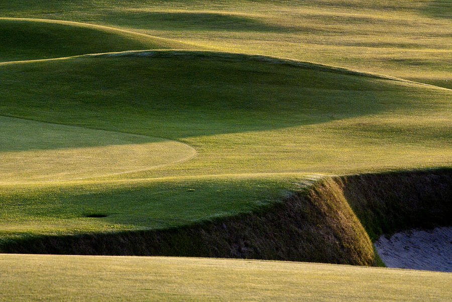 Carnoustie Shadows Scotland #2 Photograph by Sally Ross