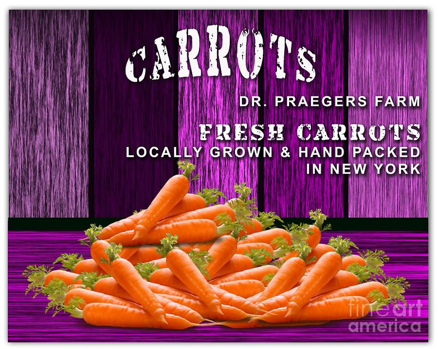 Vegetable Mixed Media - Carrot Farm #2 by Marvin Blaine
