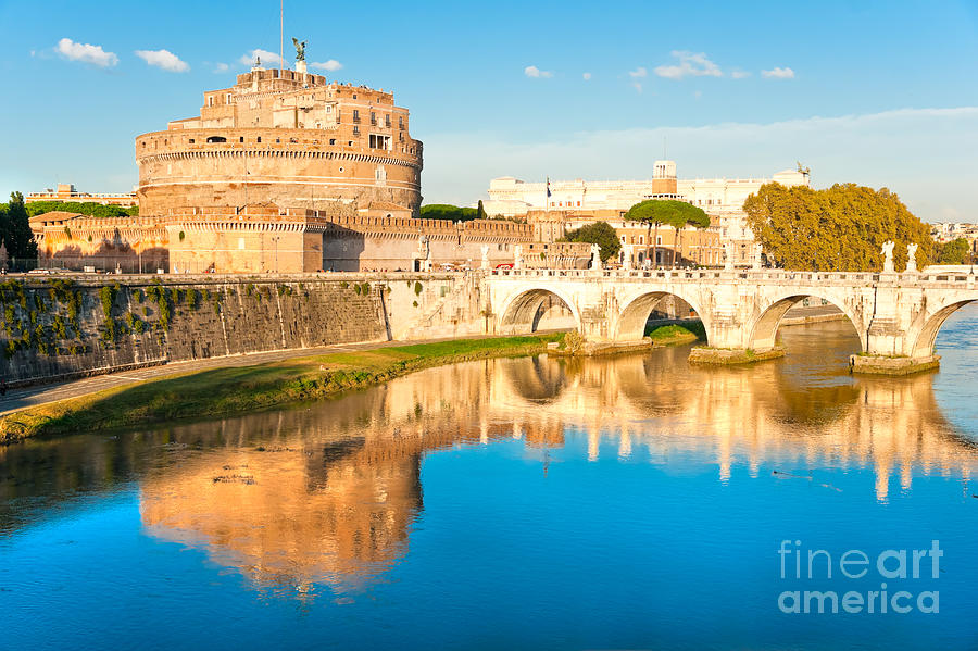 Castel SantAngelo . Rome #2 Photograph by Luciano Mortula
