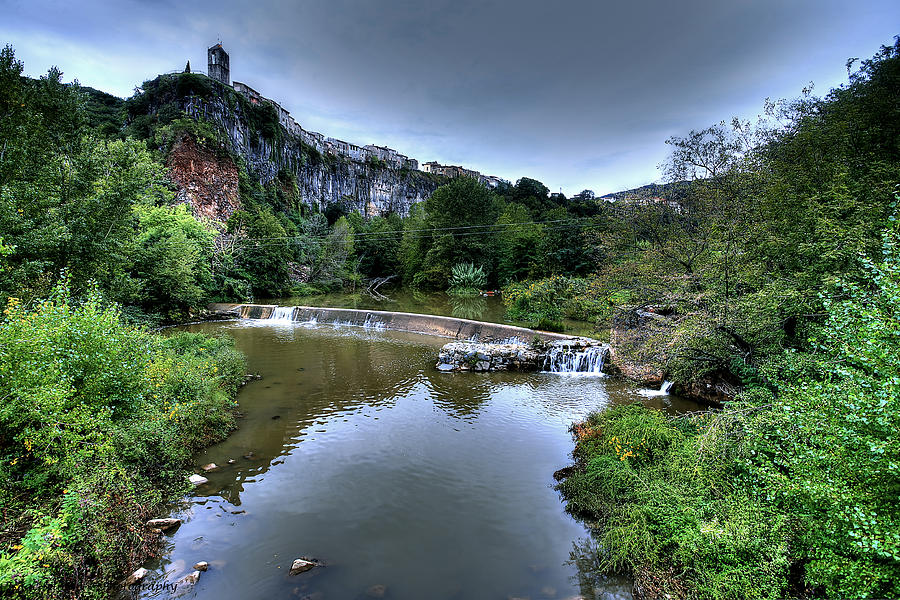 Painting - Castellfollit de la Roca, Catalonia