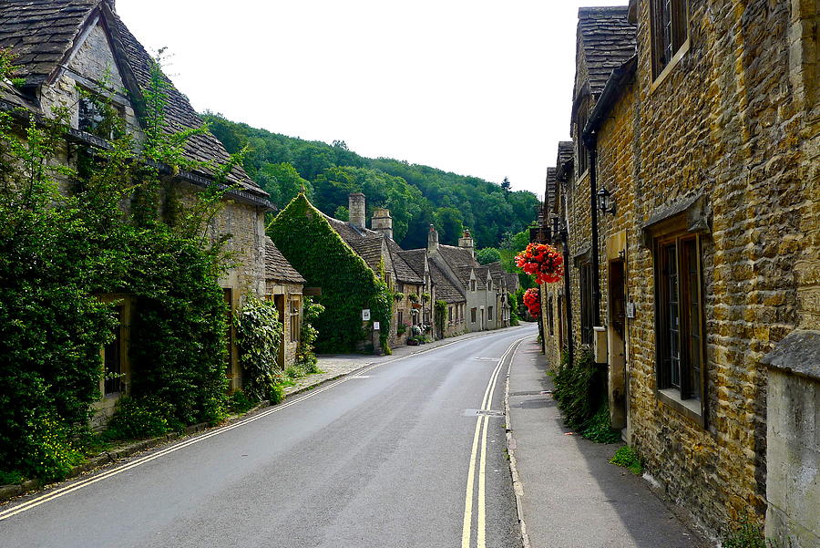 Castle Combe Street Photograph by Denise Mazzocco