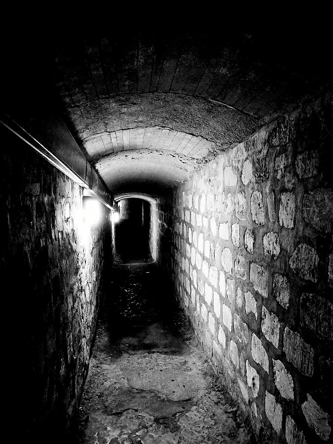 Catacomb Tunnels In Paris France Photograph by Rick Rosenshein - Fine ...