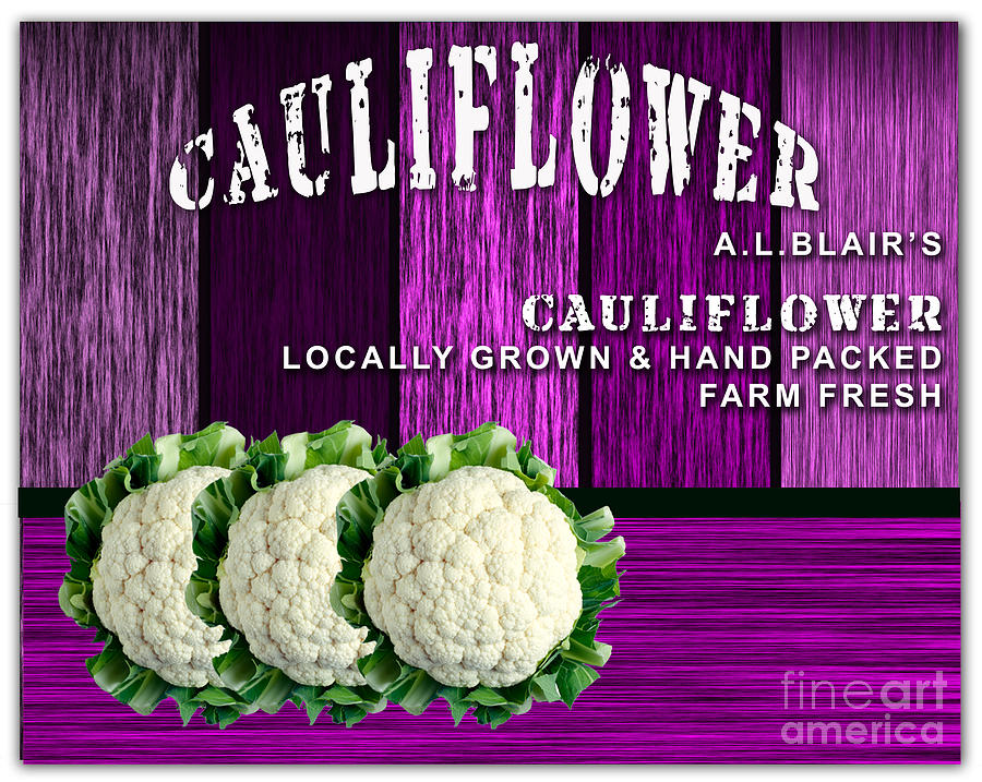 Cauliflower Farm #2 Mixed Media by Marvin Blaine
