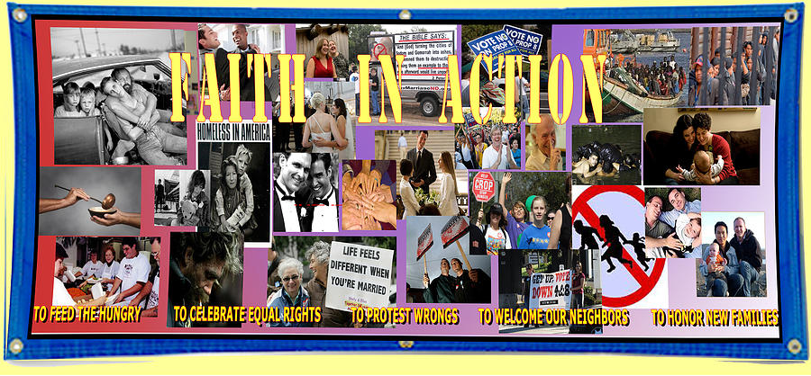 CAUSES BANNER 10x4 #2 Photograph by Michael Pittas