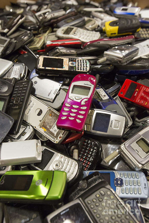 Cell Phone Recycling #2 Photograph by Jim West