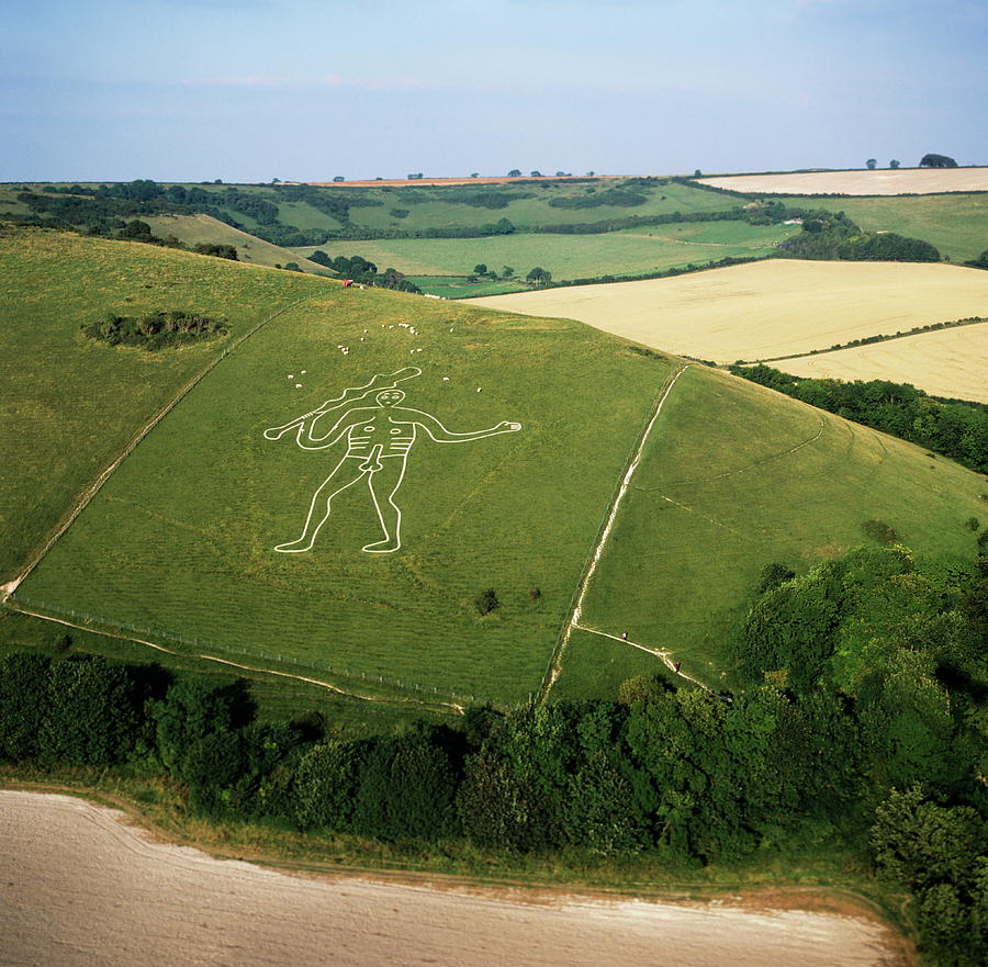 Carving Photograph - Cerne Abbas Giant #2 by Skyscan/science Photo Library