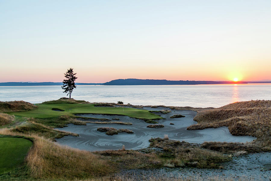 Chambers Bay Golf Course, Site #2 Photograph by Michael Hanson Chambers Bay Golf Course, Site #2 Photograph by Michael Hanson