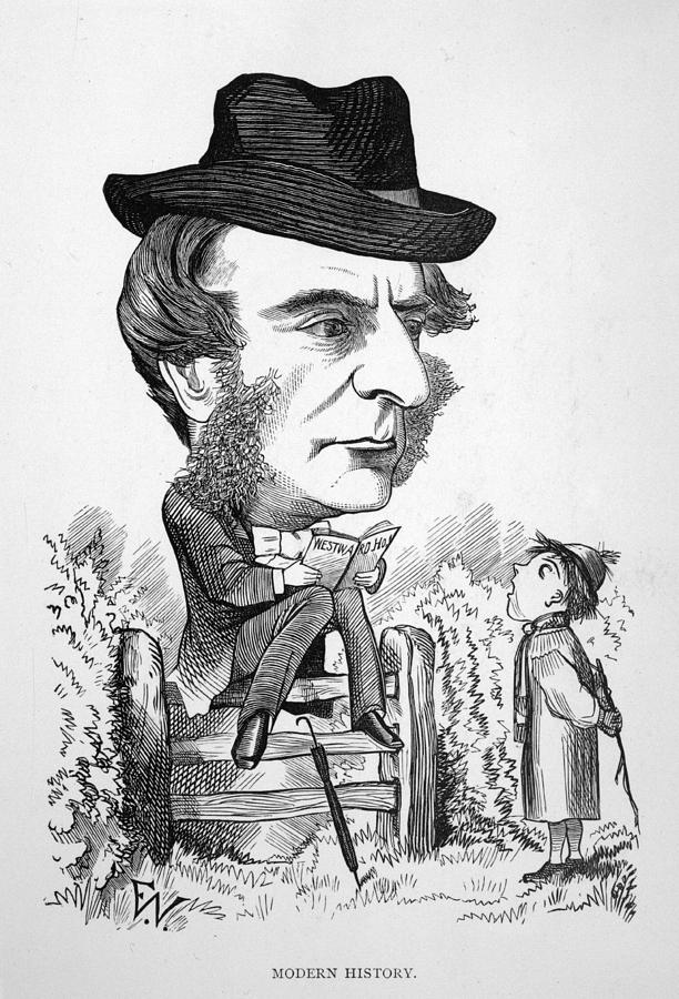 Charles Kingsley English Writer Drawing by Mary Evans Picture Library ...