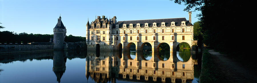 Castle Photograph - Chateau De Chenonceaux Loire Valley #2 by Panoramic Images