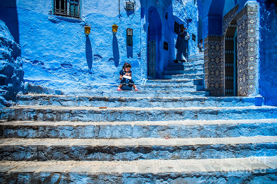 Architecture Photograph - Chefchaouen Morocco #2 by Sabino Parente
