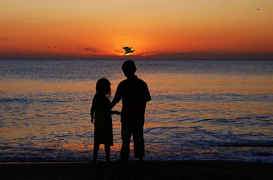 Sunset Photograph - Cherish The Moment by John Absher