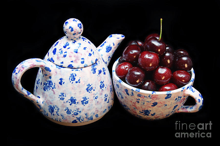 Cherries Invited To Tea Photograph by Andee Design