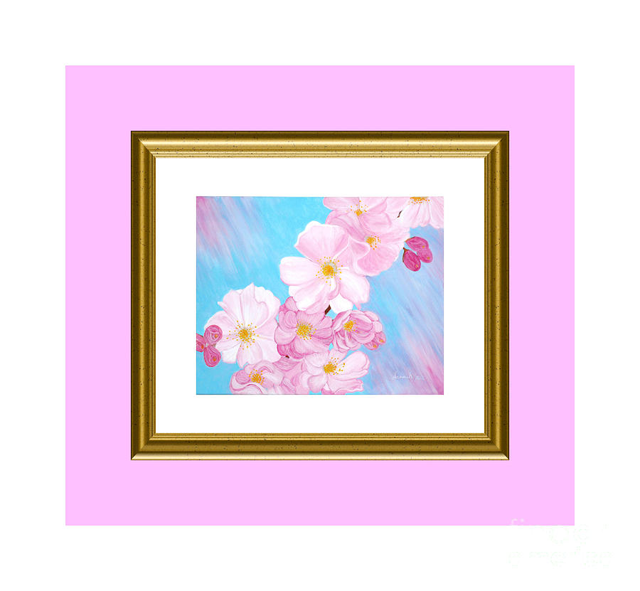 Cherry Blossom. Soul Collection #1 Painting by Oksana Semenchenko