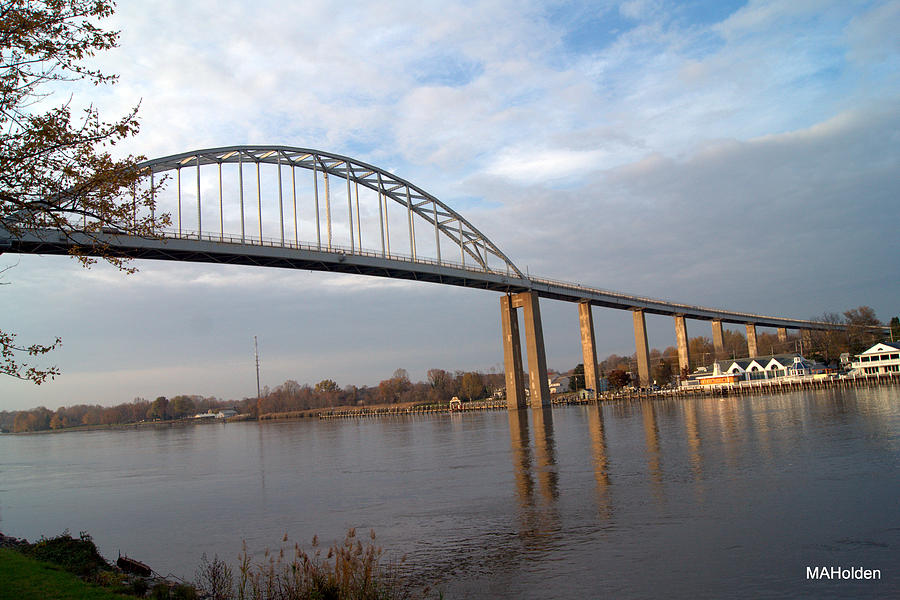 Chesapeake City Bridge Photograph by Mark Holden Fine Art America