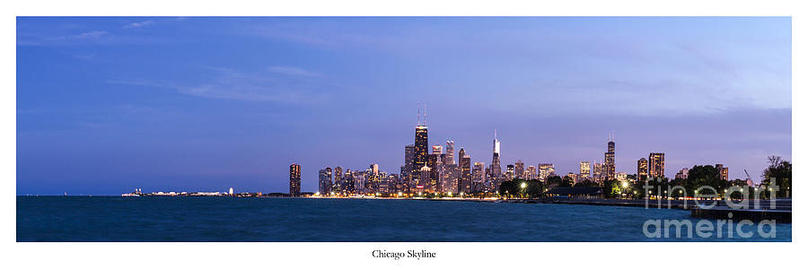 Chicago Photograph - Chicago Skyline #2 by Twenty Two North Photography