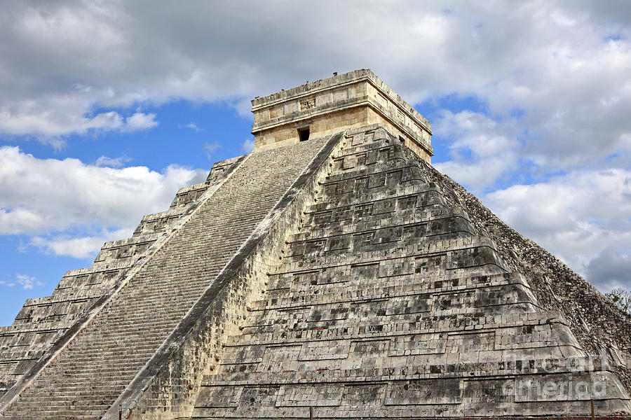 Mayan Photograph - Chichen Itza Pyramid #2 by Charline Xia