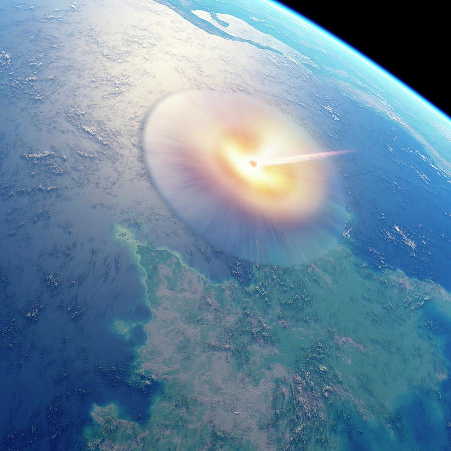 Chicxulub Impact Event #2 Photograph by Detlev Van Ravenswaay/science Photo Library