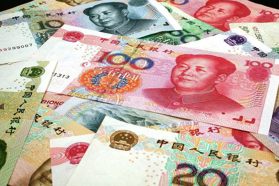 Chinese Banknotes Photograph By Tim Lester/science Photo Library