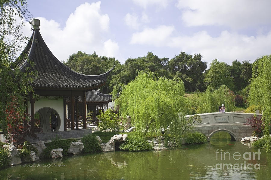 Chinese Water Garden #3 Photograph by Richard J Thompson 