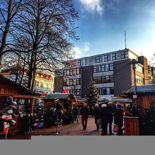 Architecture Photograph - Christmas Market Elmshorn Hamburg #2 by Octav Studio