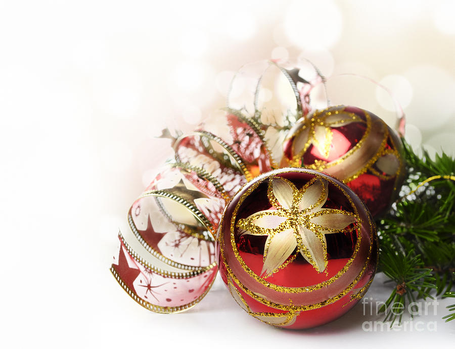 Christmas Ornaments #1 Photograph by Jelena Jovanovic