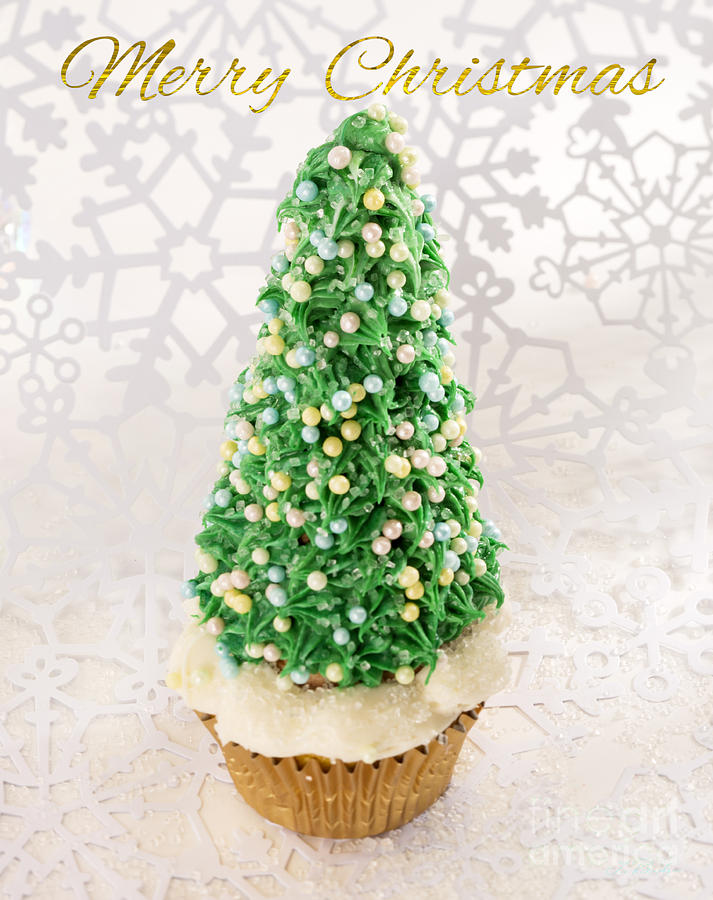 Christmastree Cupcake #2 Photograph by Iris Richardson
