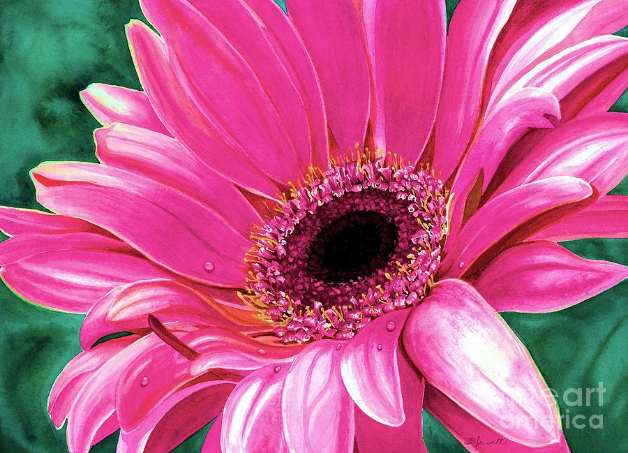Christys Daisy Painting by Barbara Jewell