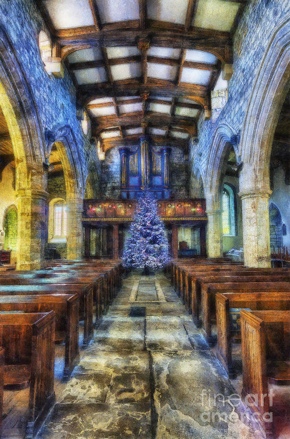 Church at Christmas #2 Photograph by Ian Mitchell