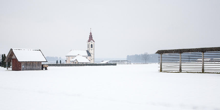Winter Photograph - Church of saint John #2 by Ian Middleton