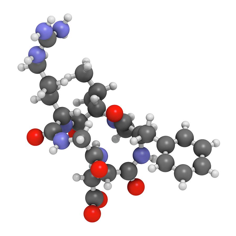 Cilengitide Cancer Drug Molecule Photograph by Molekuul/science Photo ...