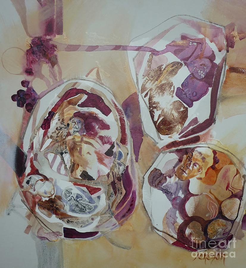 Circles Painting by Donna Acheson-Juillet