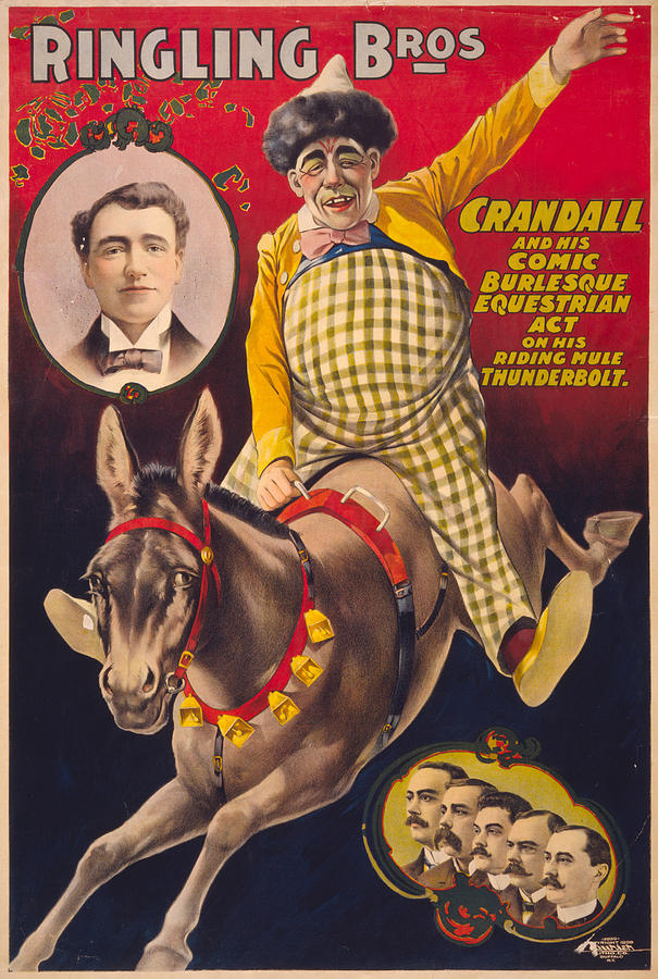 Circus Poster, C1899 #2 Painting by Granger