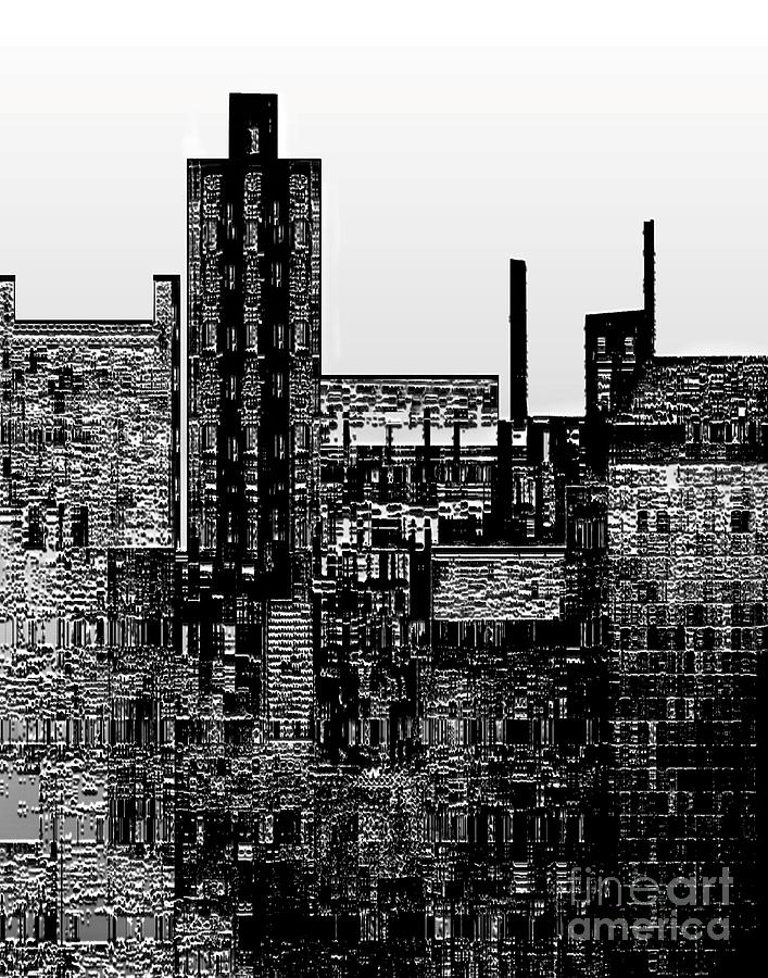 Citiscape #5 Digital Art by Dale   Ford