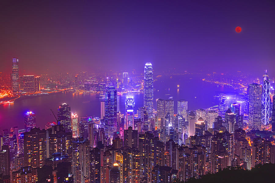 Hong Kong Photograph - City of Lights #2 by Midori Chan