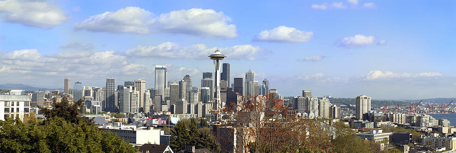 Seattle Photograph - City of Seattle by King Wu