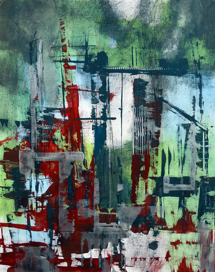 Cityscape #2 Painting by Katie Black