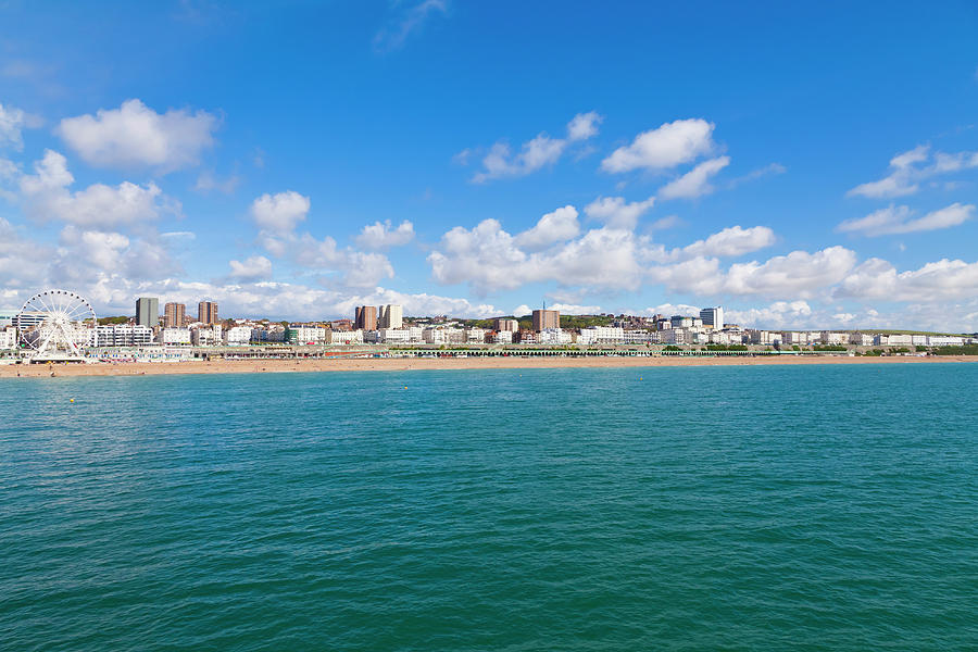 Cityscape Of Brighton, Sussex, England #2 Photograph by Werner Dieterich