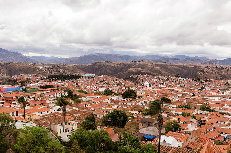 Cityscape Of Sucre, Bolivia #2 Photograph by Graham Lucas Commons