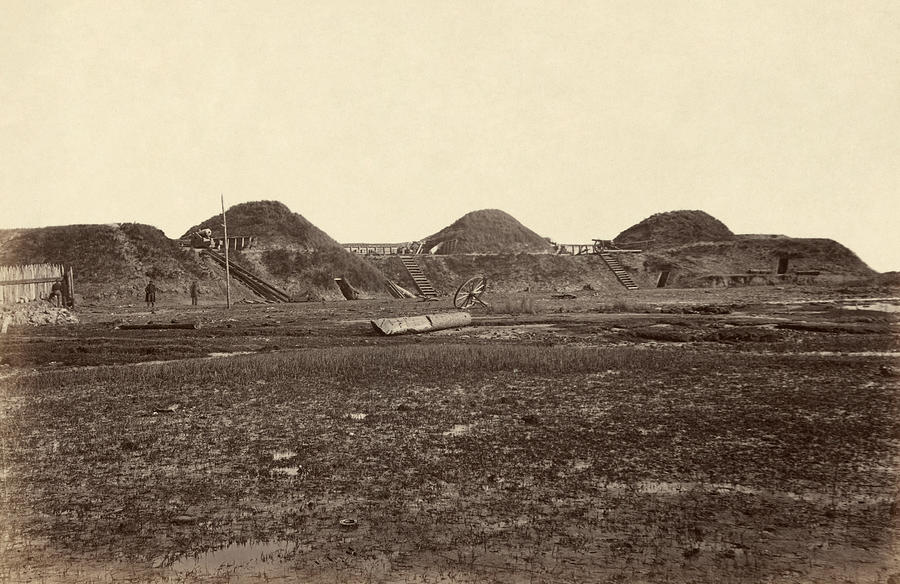 Civil War Fort Fisher Photograph by Granger - Fine Art America