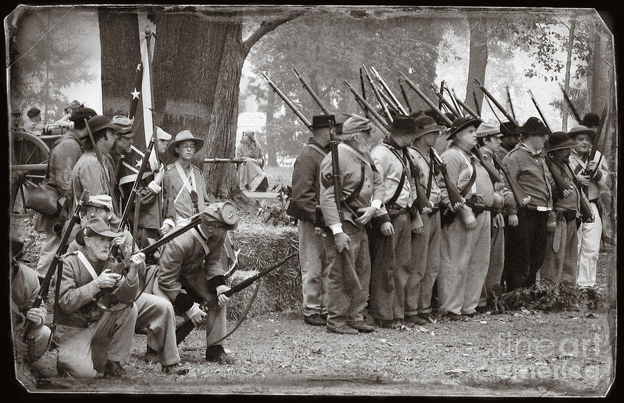 Civil War Reenactment #2 Photograph by Jack Schultz