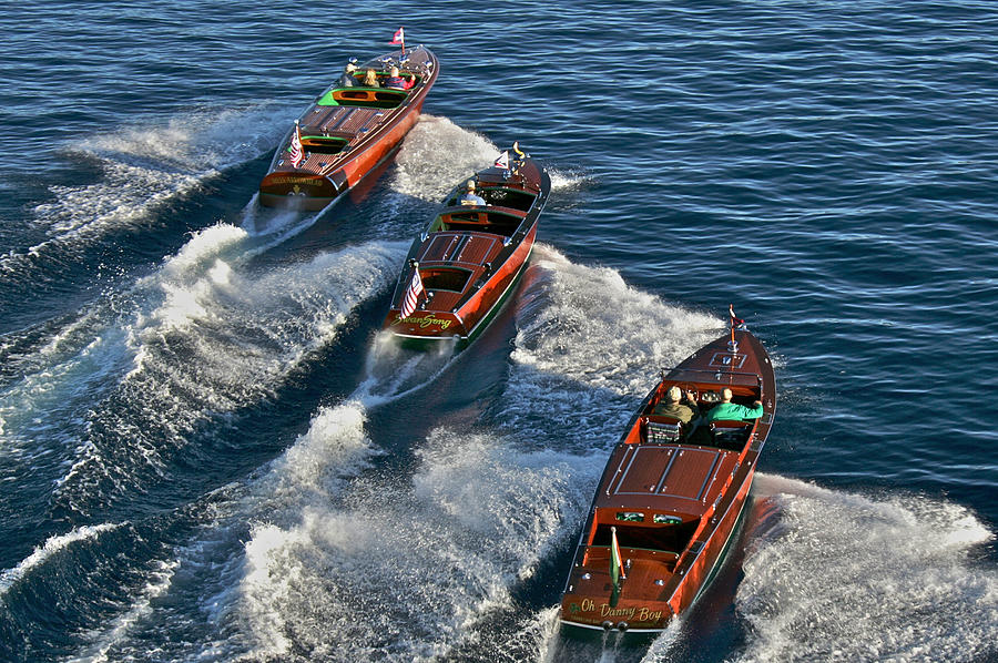 Classic Chris Craft Runabouts #3 Photograph by Steven Lapkin