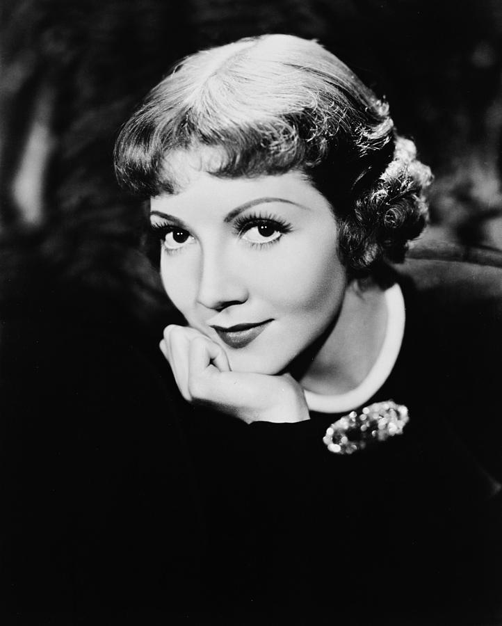 Claudette Colbert Photograph by Silver Screen.