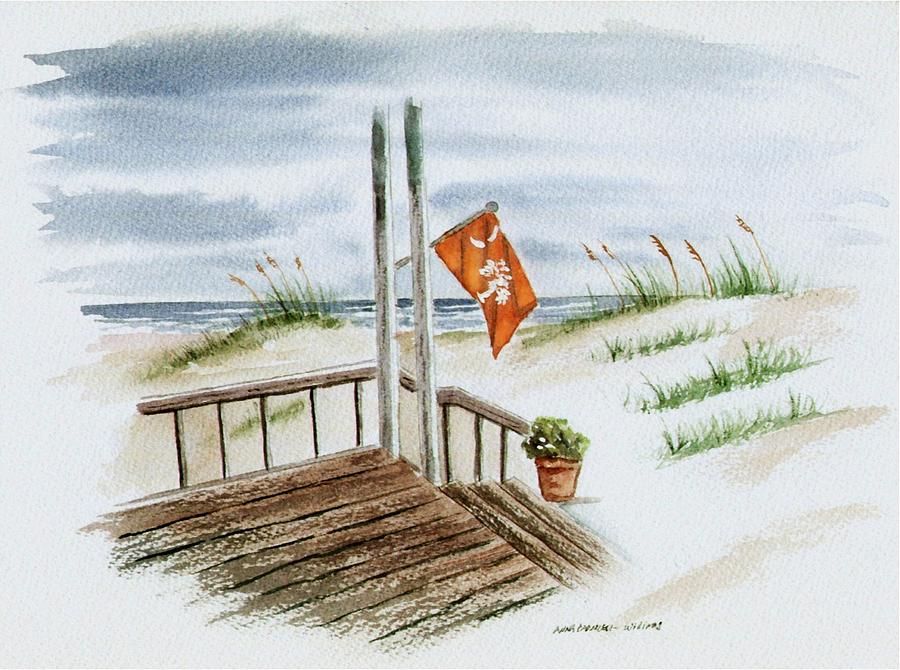 Beach Painting - Clemson Summer #2 by Anna Barnwell-Williams