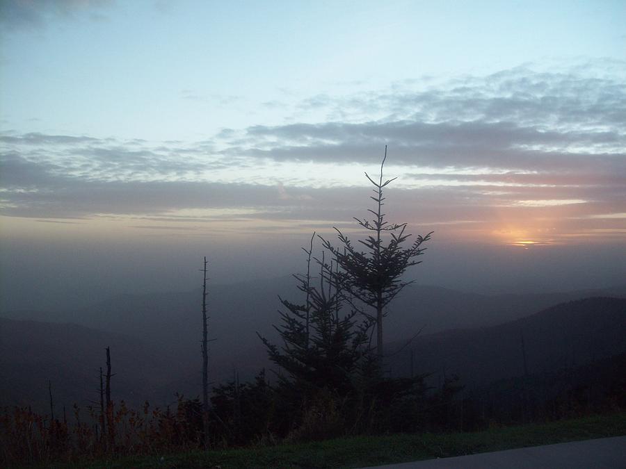 Sunset Photograph - Clingmans dome #2 by Nicole Fox