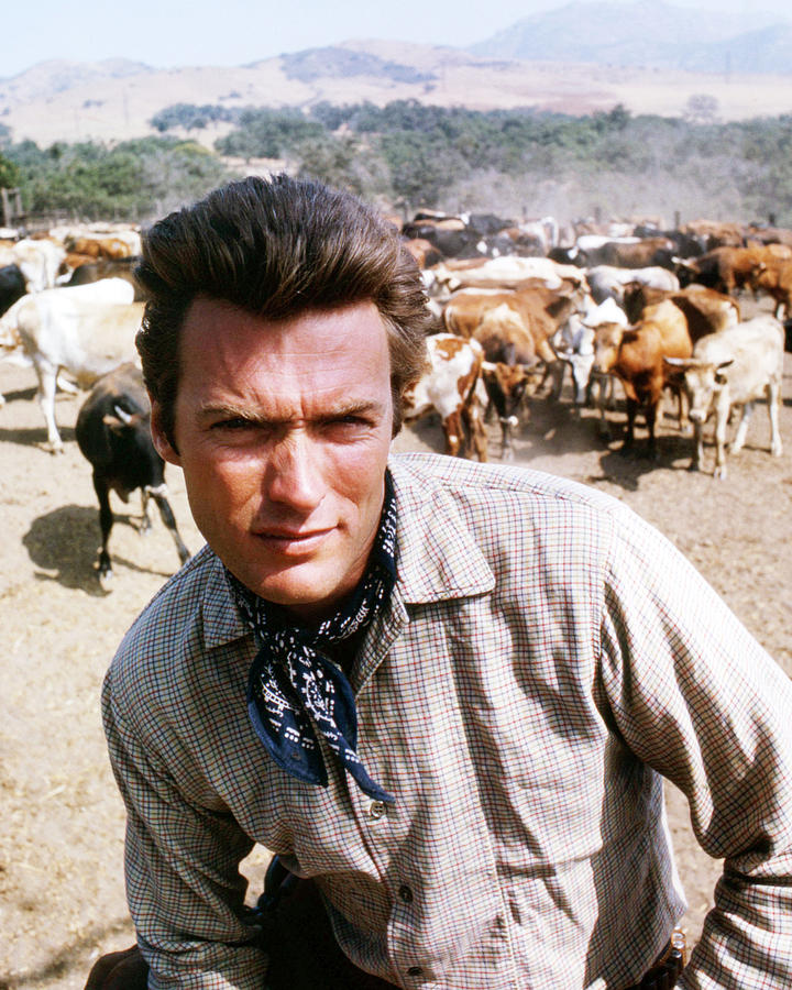 Clint Eastwood Photograph - Clint Eastwood in Rawhide  #2 by Silver Screen
